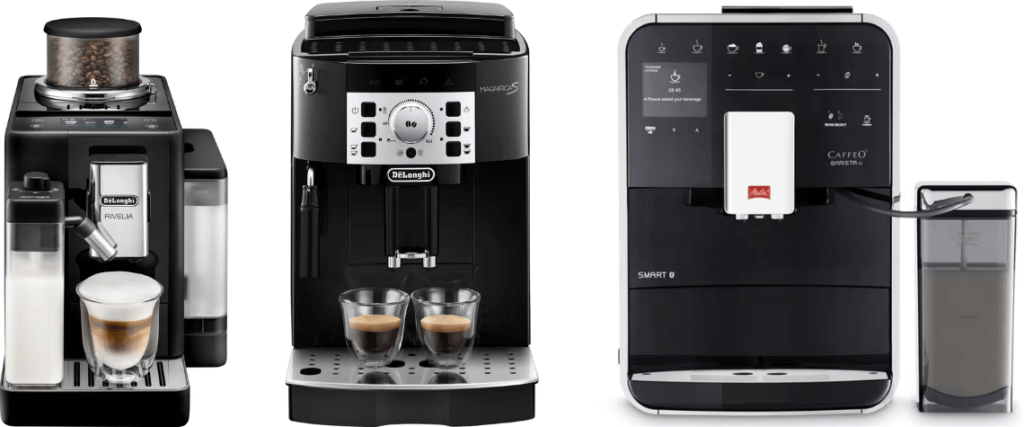 En bild på kaffemaskinen Melitta barista T smart.